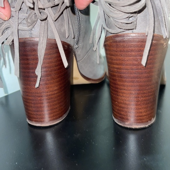 Gianni Bini Back Drop Fringe Boot 7 - Picture 3 of 12